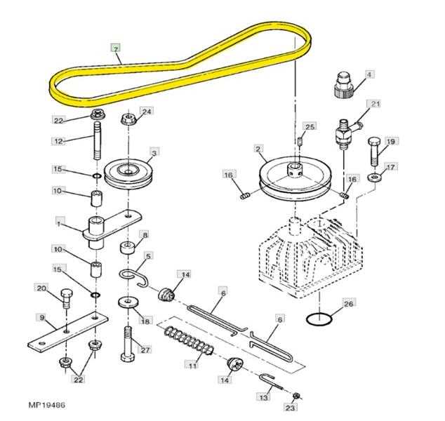 john deere x540 parts diagram