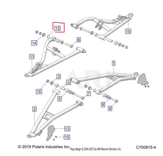 polaris ranger xp 1000 parts diagram