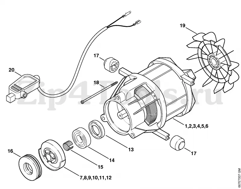 stihl rb 200 parts diagram