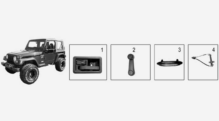 jeep wrangler body parts diagram