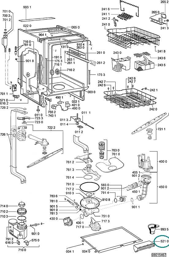 dishwasher parts diagram