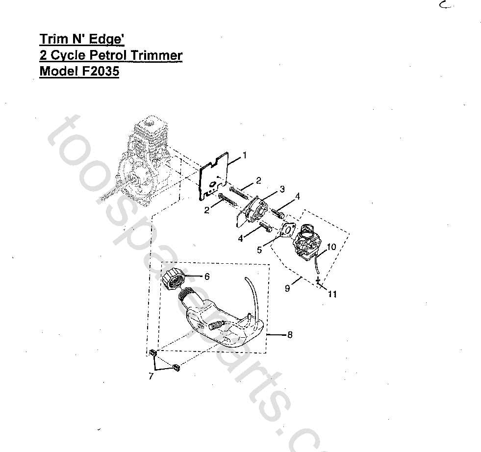 homelite weed eater parts diagram