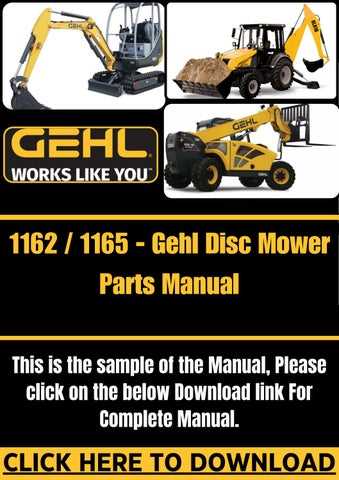 new idea 5408 disc mower parts diagram