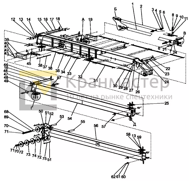 sunsetter parts diagram