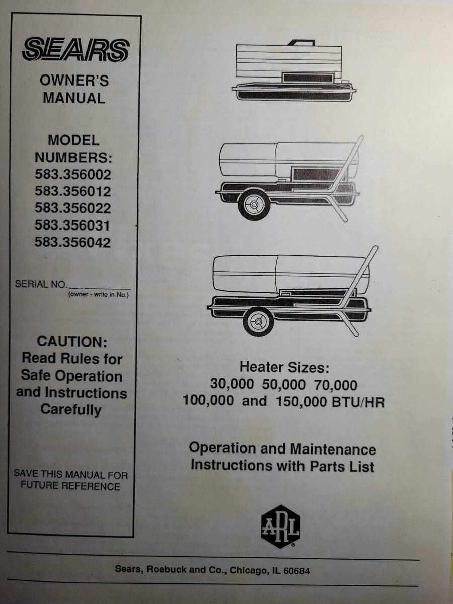 torpedo heater parts diagram