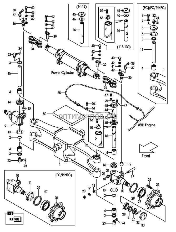 nissan forklift parts diagram