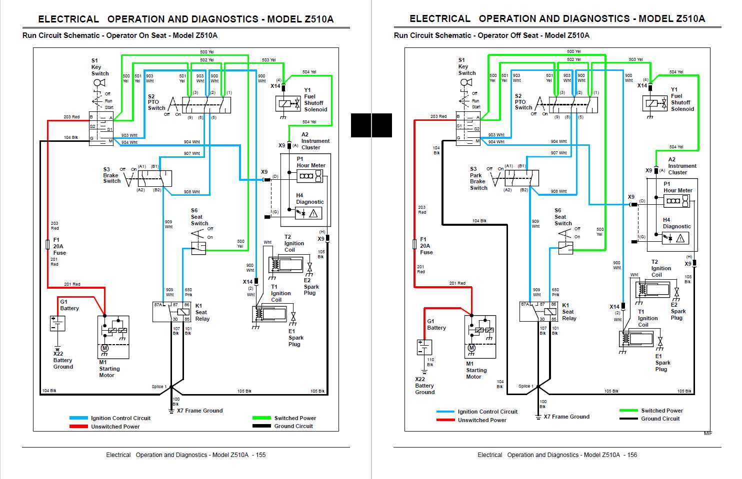 john deere z520a parts diagram