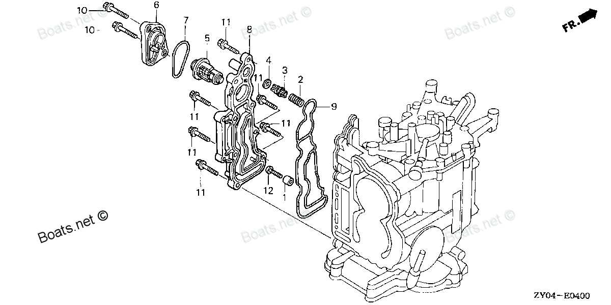 honda 9.9 outboard parts diagram