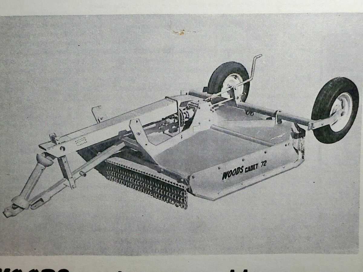 woods cadet 72 parts diagram