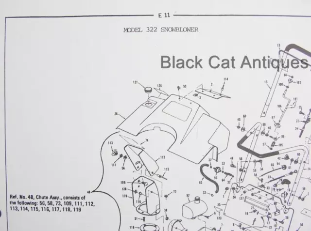 noma snowblower parts diagram