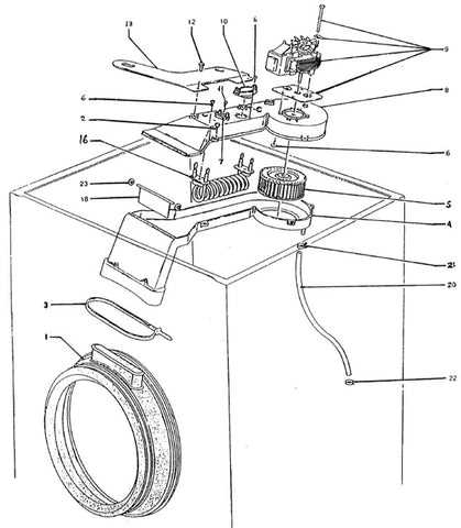 kenmore 600 series washer parts diagram