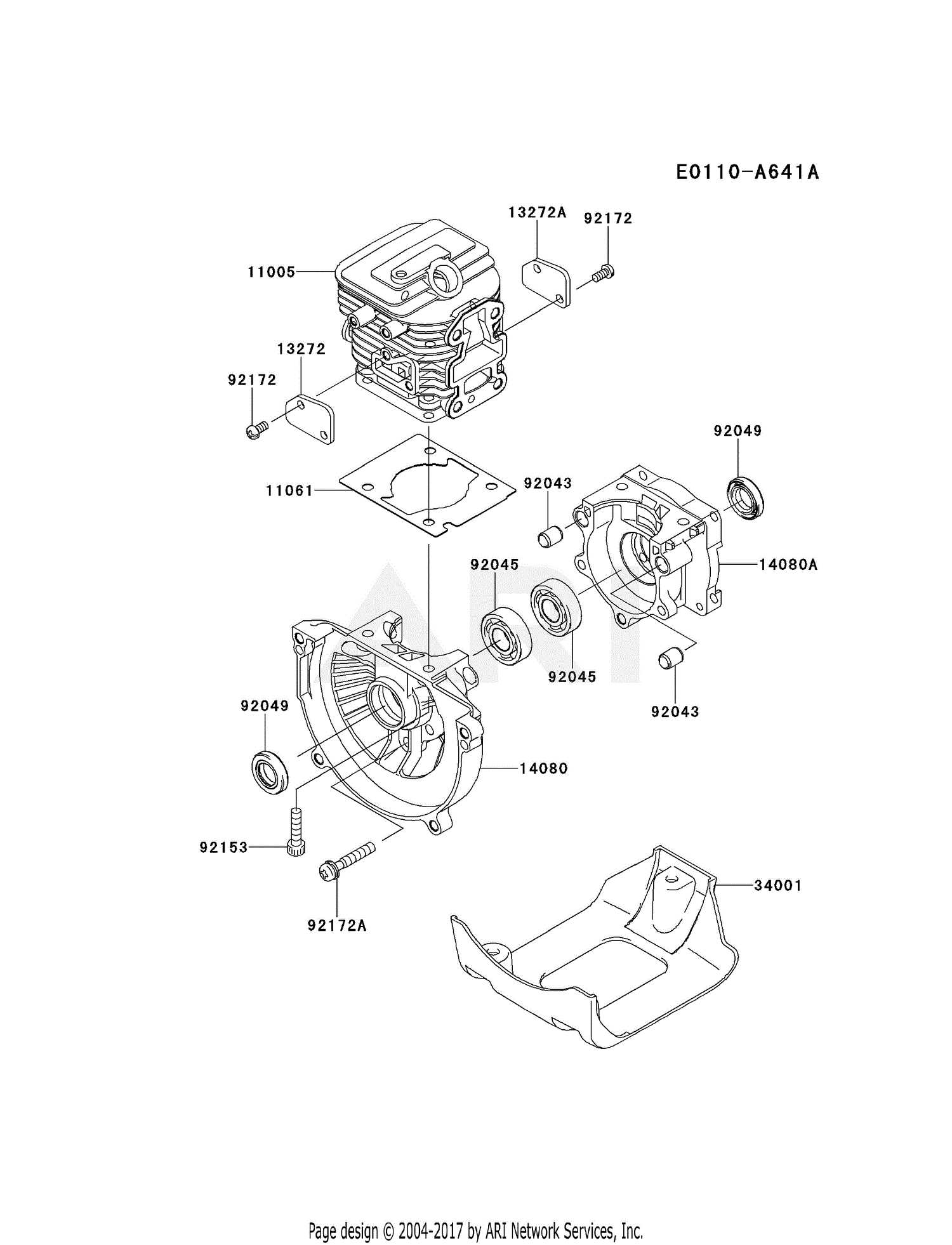 stihl fs90 parts diagram