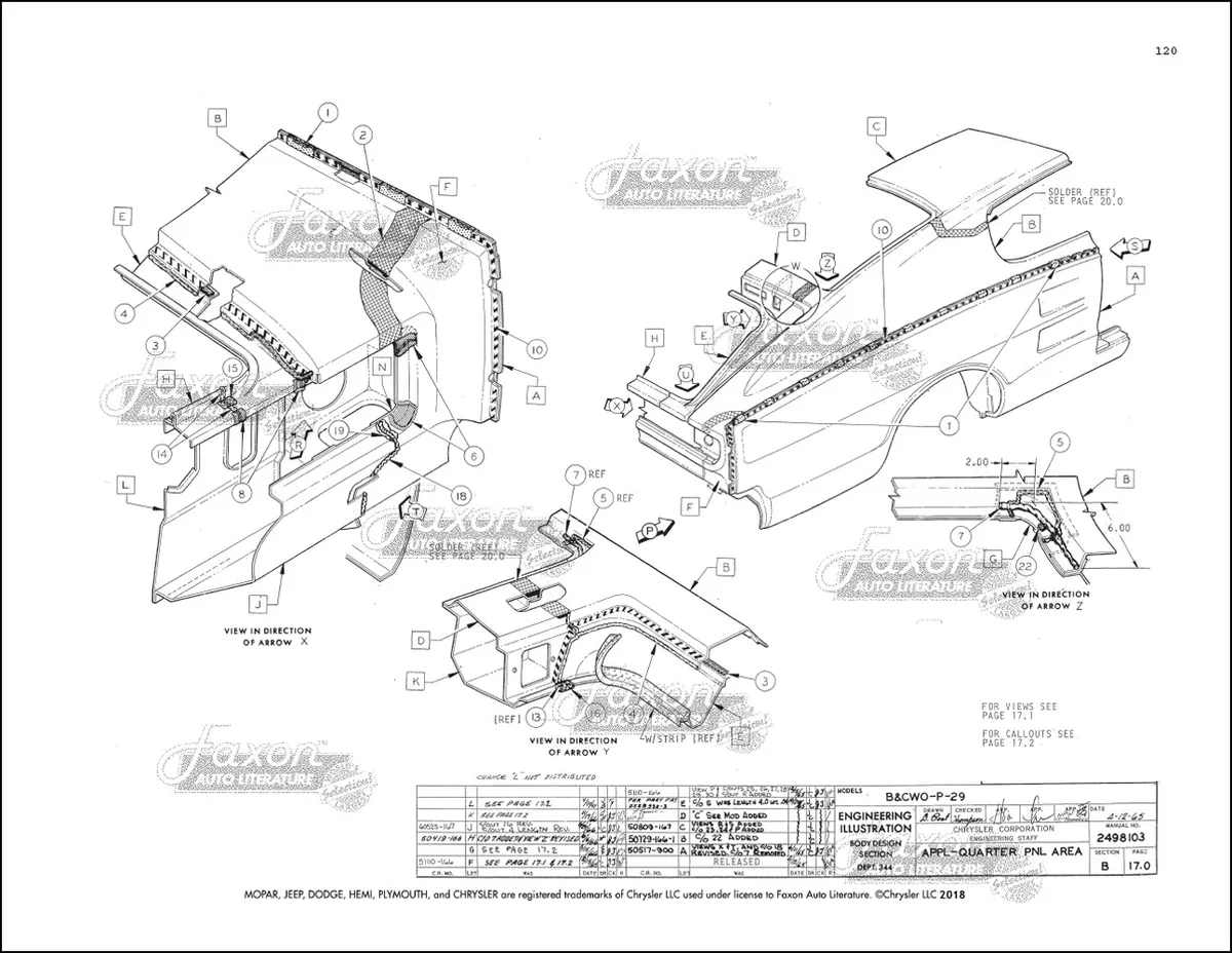 dodge charger parts diagram