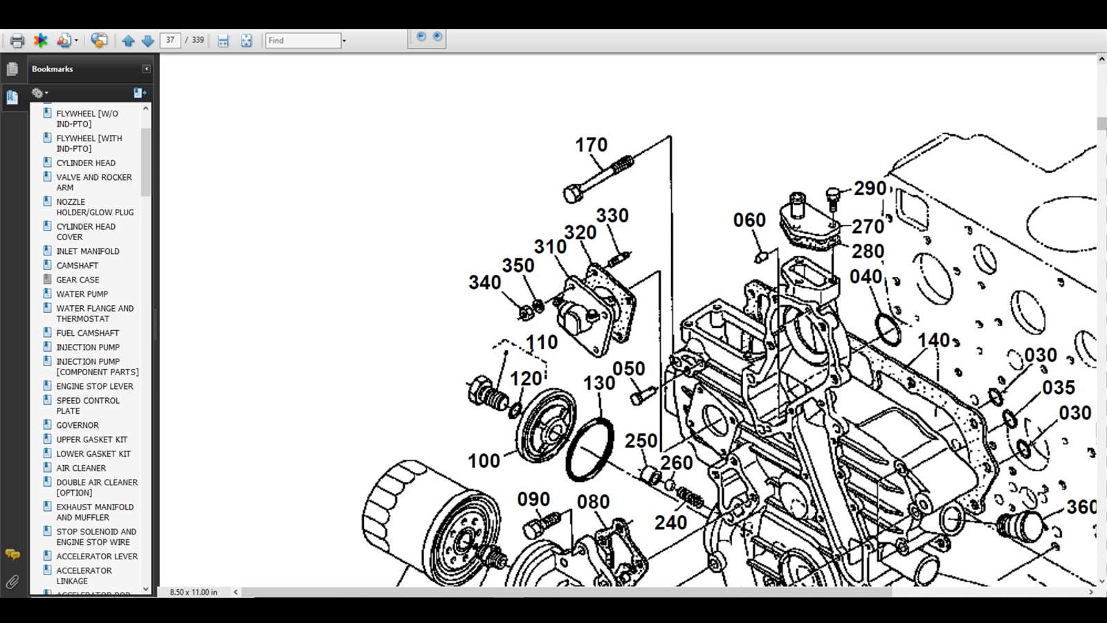 kubota l4400 parts diagram