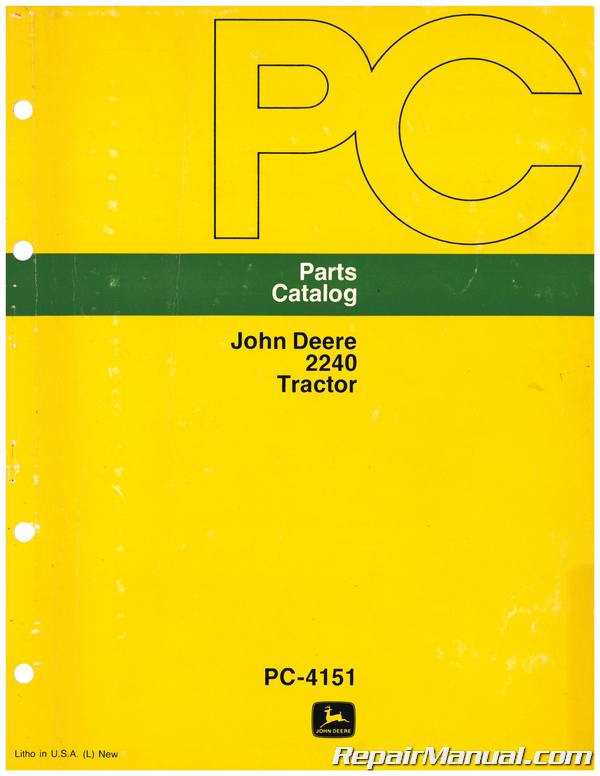 john deere 240 parts diagram