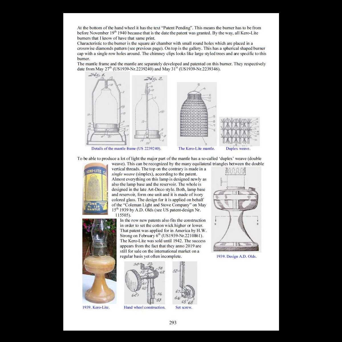 oil lamp parts diagram