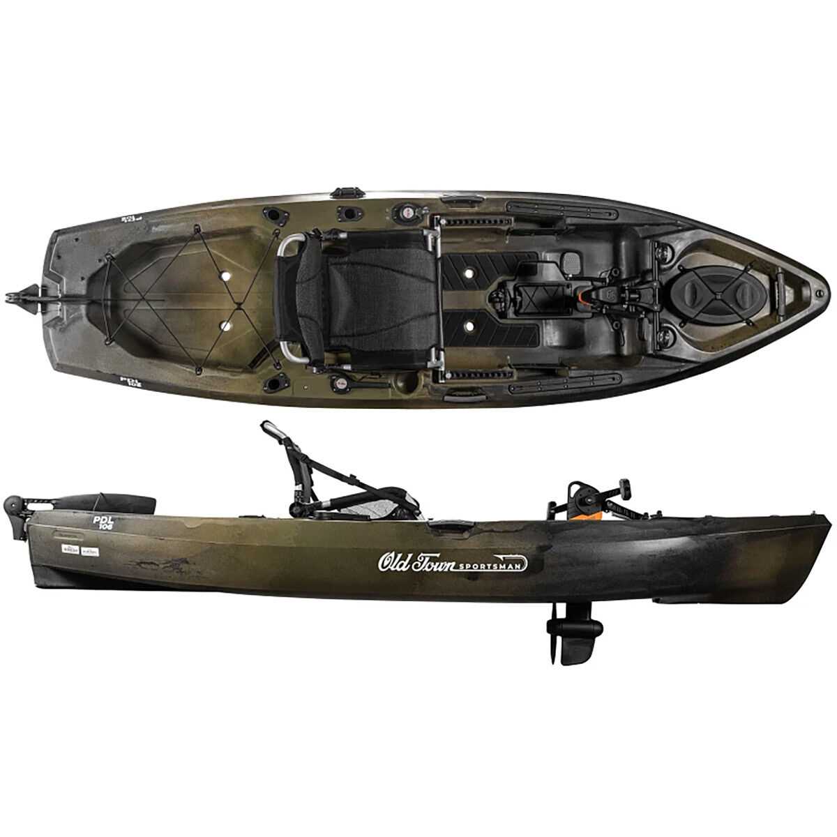 old town kayak parts diagram