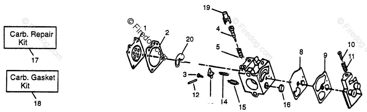 husqvarna 125b blower parts diagram