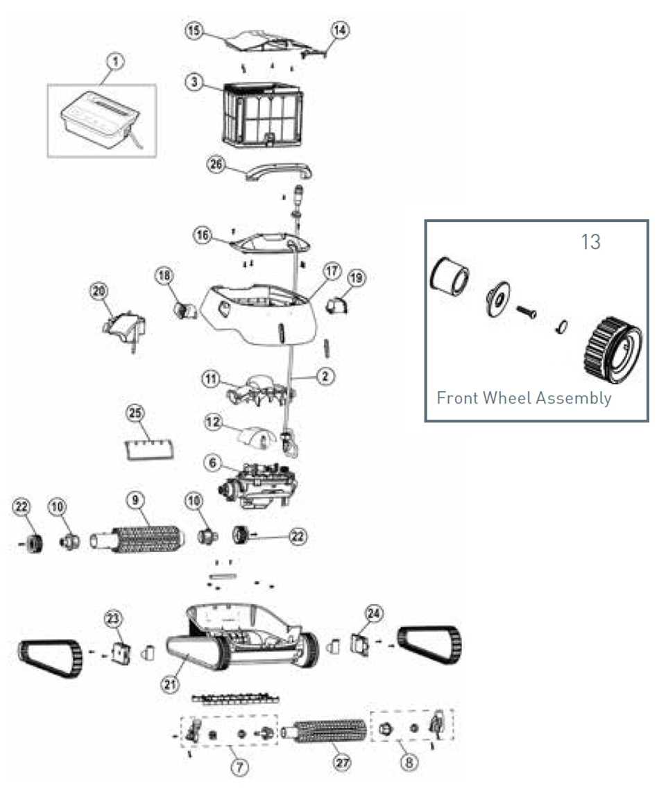 kreepy krauly parts diagram