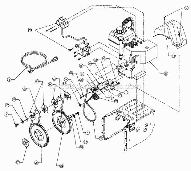 cub cadet 1525 parts diagram