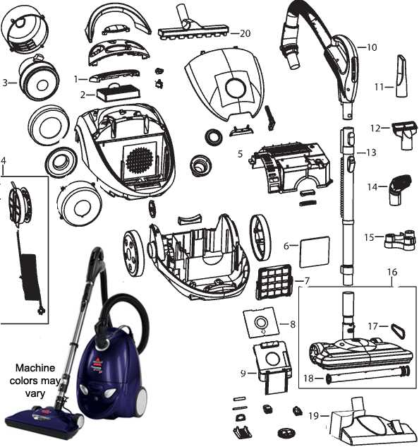oreck xl parts diagram