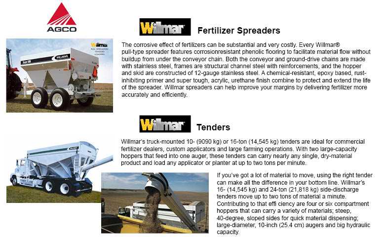 willmar 500 fertilizer spreader parts diagram