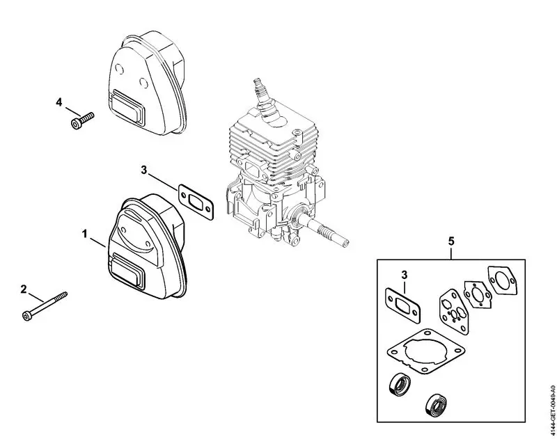 stihl bg55 parts diagram