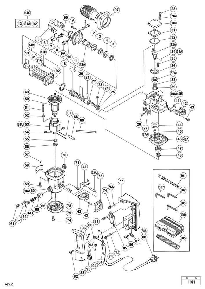 parts of a hammer diagram