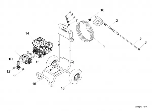 dewalt pressure washer parts diagram