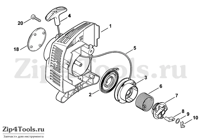 stihl fs 55 r parts diagram