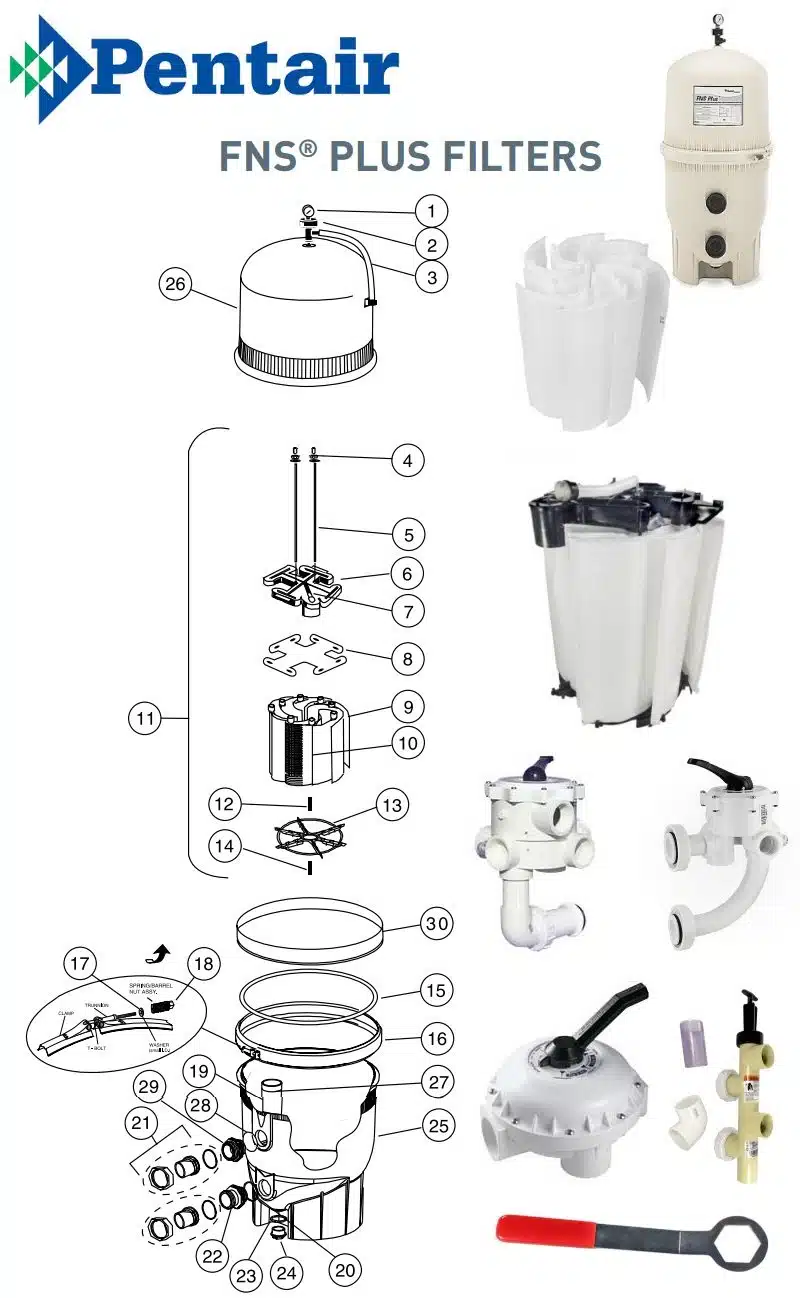 pentair clean and clear plus 420 parts diagram