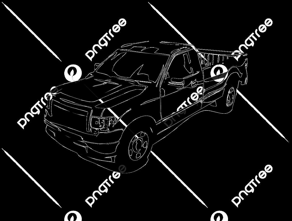 parts of a pickup truck diagram