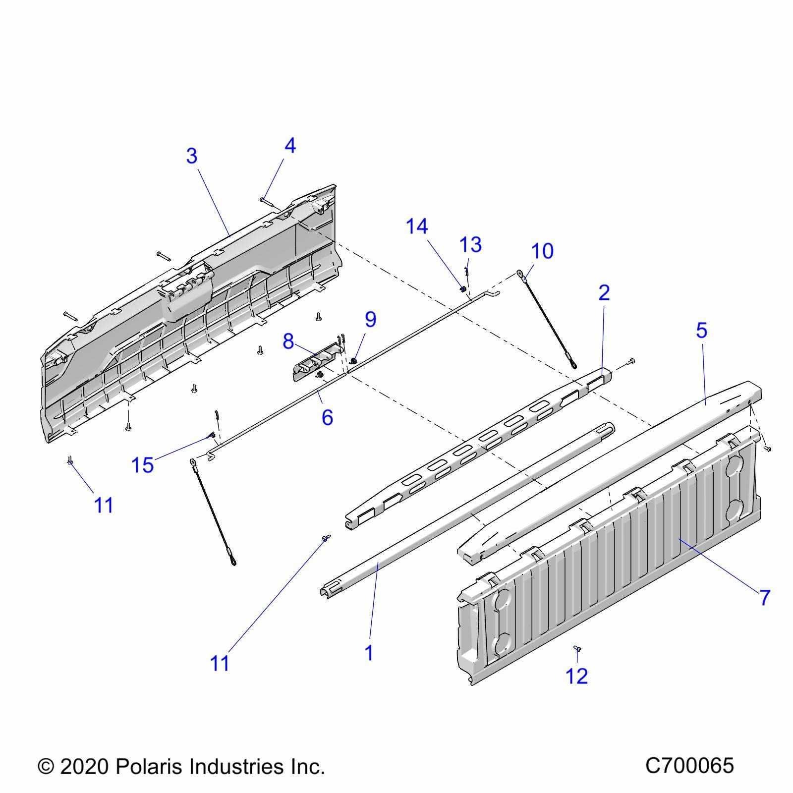 polaris ranger xp 1000 parts diagram