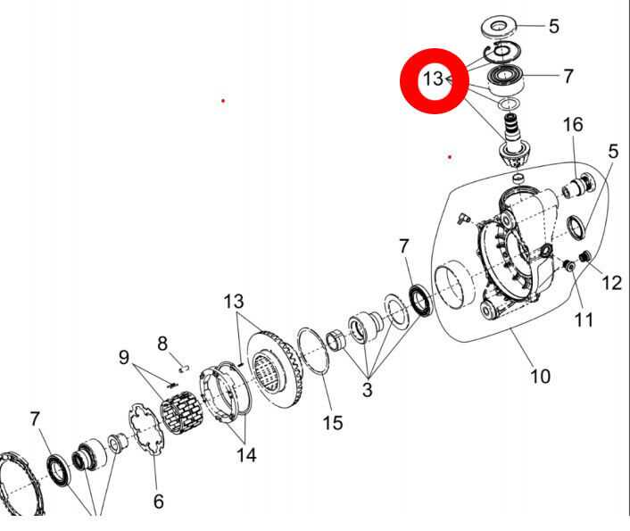 polaris rzr front differential parts diagram