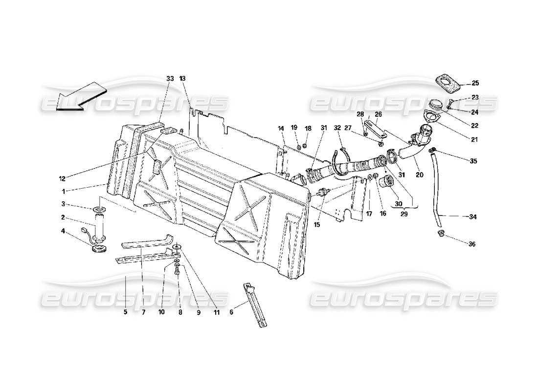 gas tank parts diagram