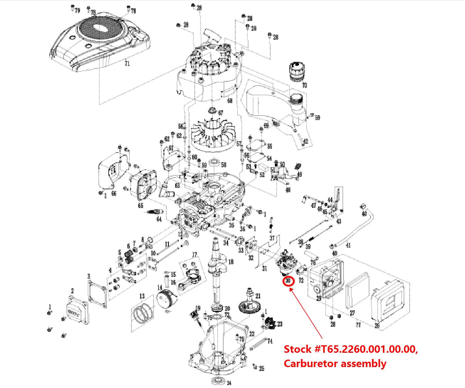 powersmart 170cc lawn mower parts diagram