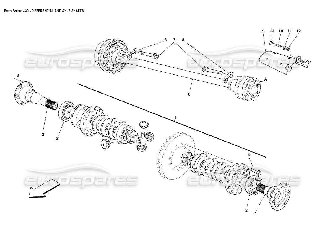 axle parts diagram