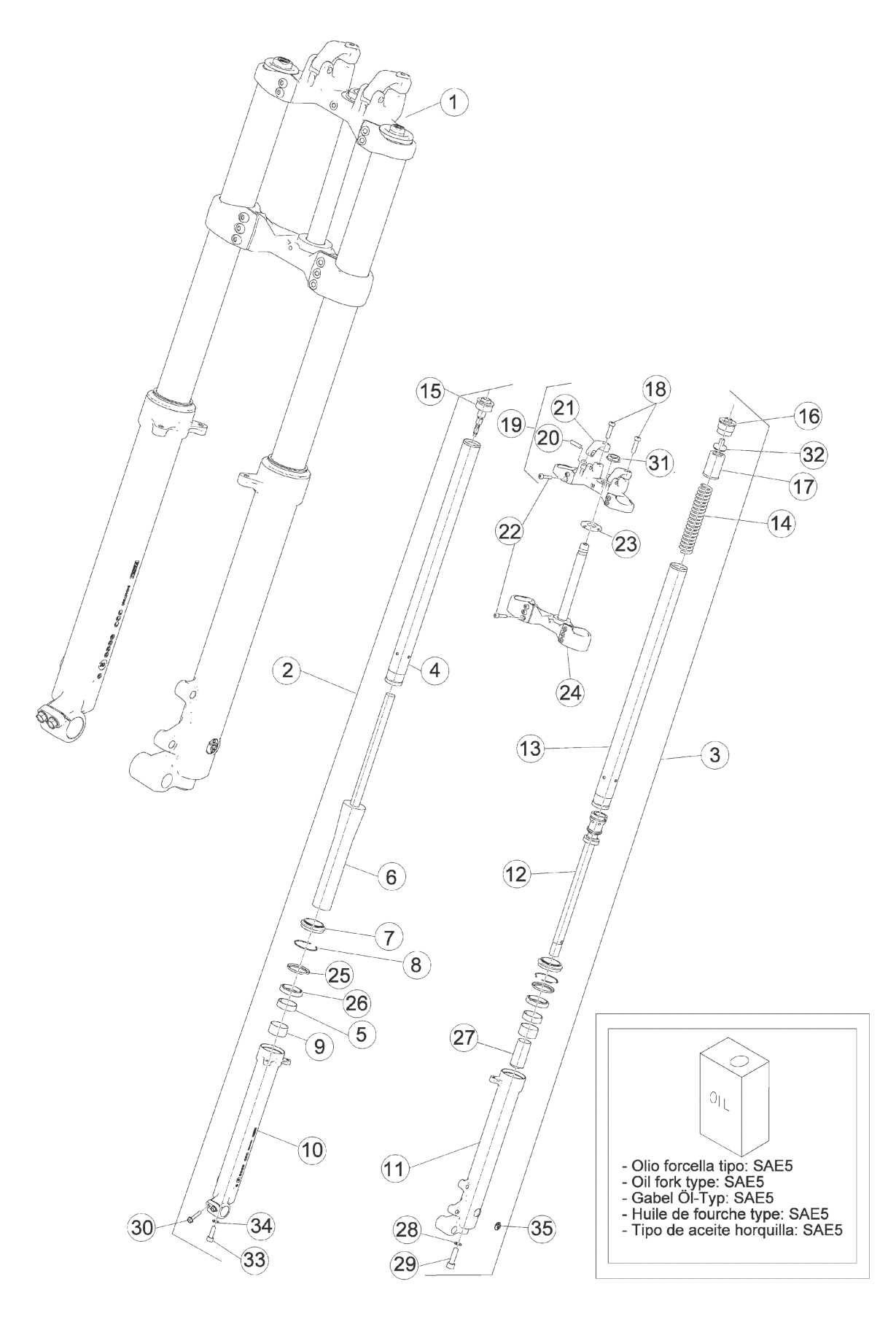 beta evo parts diagram