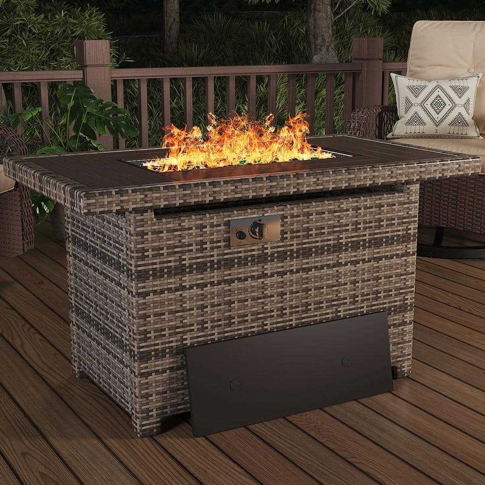 propane fire pit parts diagram