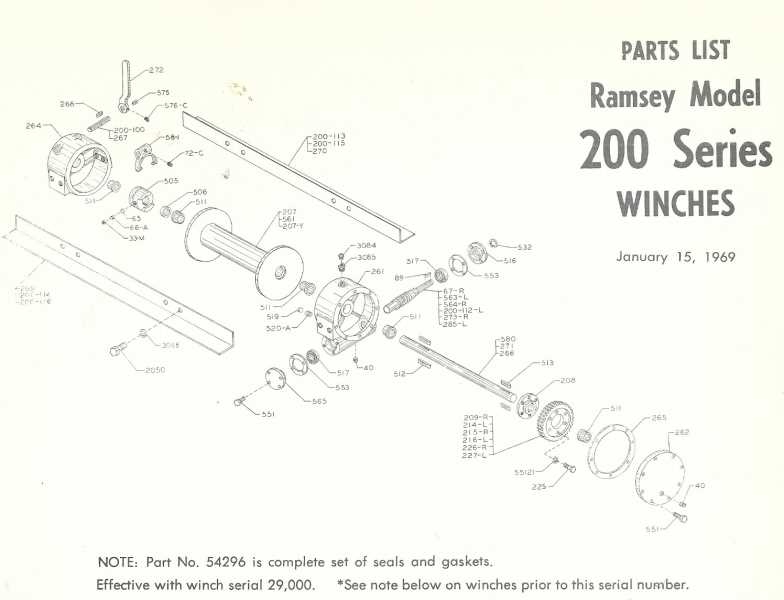 ramsey winch parts diagram