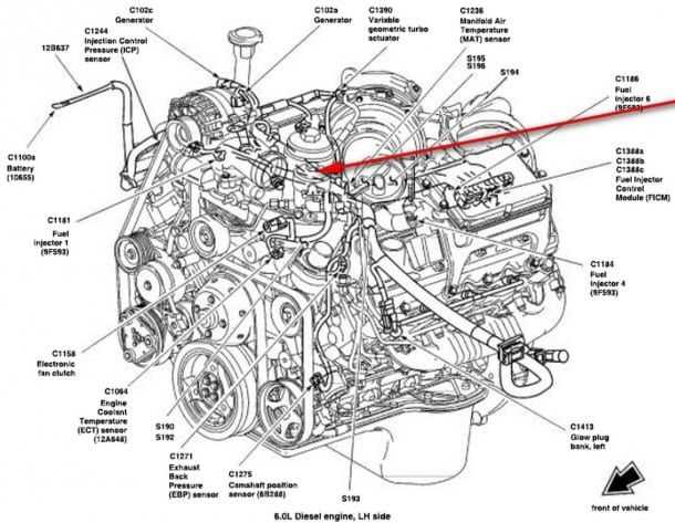 7.3 powerstroke engine parts diagram