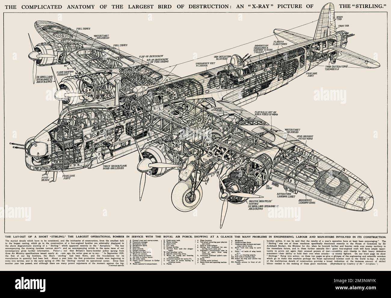 aeroplane parts diagram