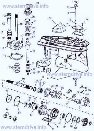 volvo penta sx m outdrive parts diagram