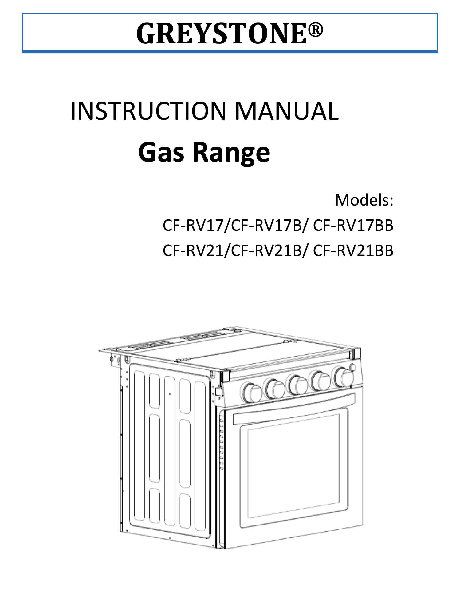 greystone cf rv17 parts diagram