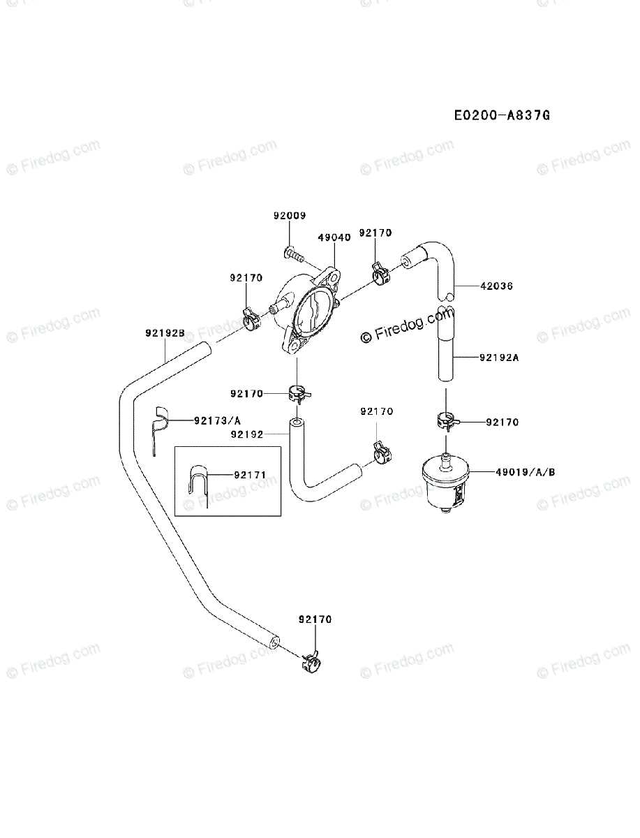 gas tank parts diagram