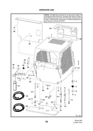 bobcat 863 parts diagram