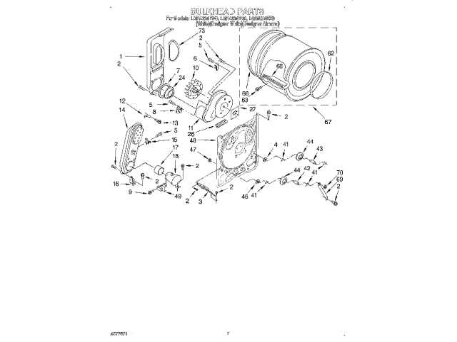 whirlpool dryer parts diagram