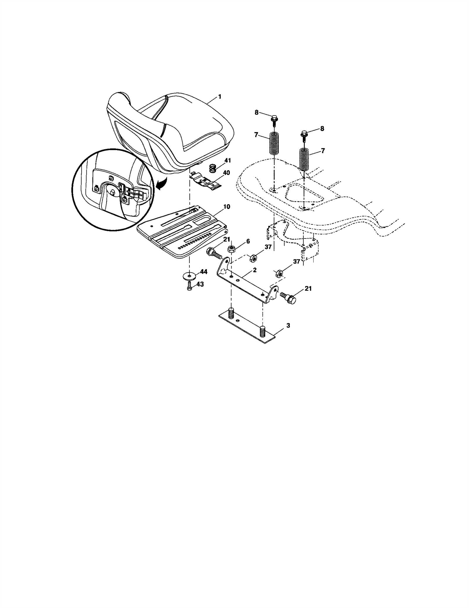 craftsman ys4500 deck parts diagram