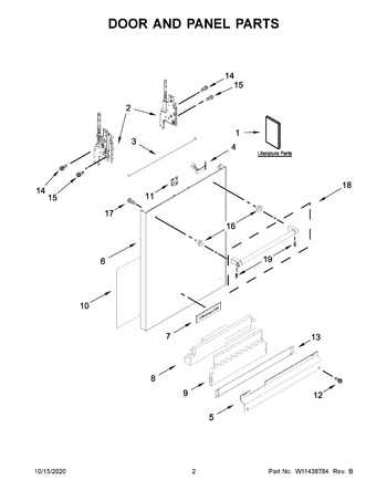 kitchenaid parts diagram