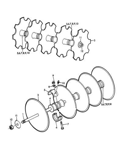 disc harrow parts diagram